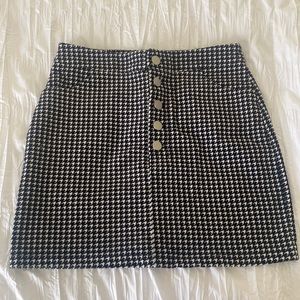 Suede skirt